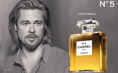 spot chanel brad pitt|Chanel iconic product photo.